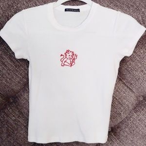 WORN ONCE Brandy Melville Baby Devil Tee